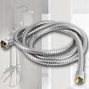 1pc 3/2/1.5m Stainless Steel Flexible Shower Hose Household Plumbing Hose Shower Water Hose Extension Pipe Bath Pipe Accessories