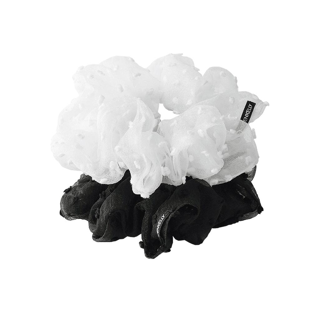 Kate & Kelly Fluffy Scrunchy Duo