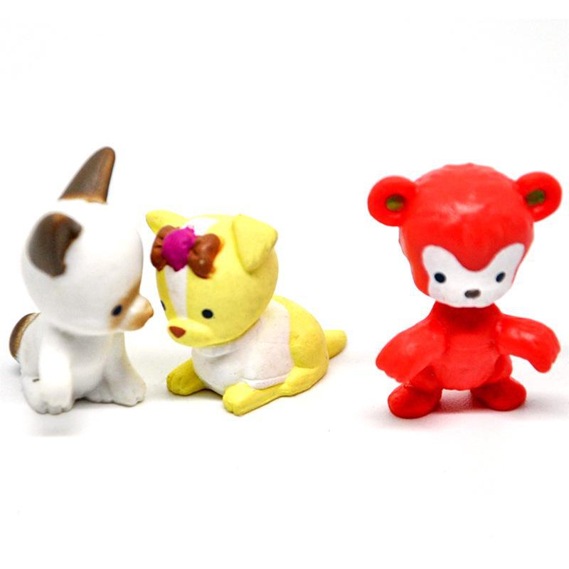 Мини Пластиковые Животные 3D Модель Украшения Игрушка