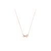 Swarovski Серия Lifelong Bow сладкое двухцветное колье-бант женское с покрытием из розового золота 5440636