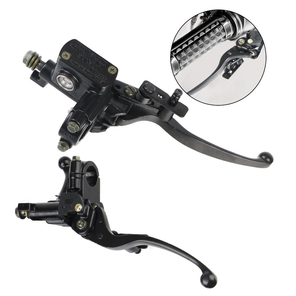 Для универсального 50cc-250cc Dirt Bike ATV четырехколесный цилиндр гидравлический тормозной рычаг мотоцикл мото аксессуары рычаг сцепления насос левый правый