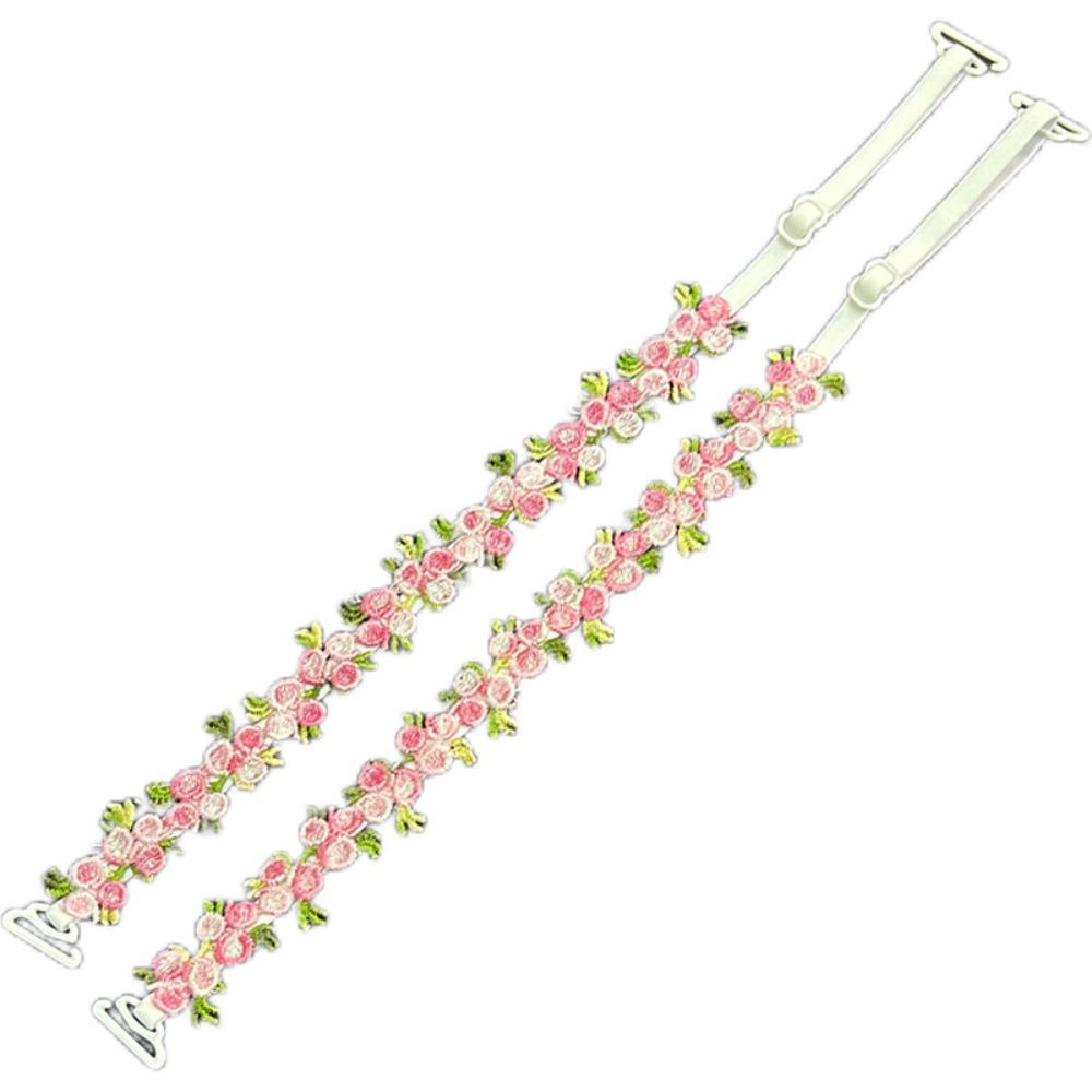 Lace Floral Shoulder Belts Anti-slip Bra Straps Replacement New Floral Bra Straps