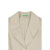 Benetton Embroidered Flap Trench Coat 3s 281ydn02j