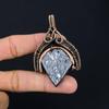 Rough Shungite Gemstone Handmade Pure Copper Wire Wrapped Pendant Jewelry For Women