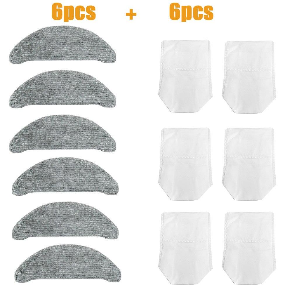 Для xiaomi Roidmi eve plus аксессуары для фильтров моющаяся тряпка для очистки швабры запасной мешок для пыли тряпка xiomi посылка распродажа