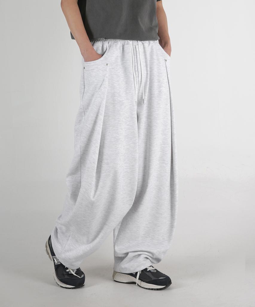 UMM Side Rivet Balloon Wide String Pants 3 Colors