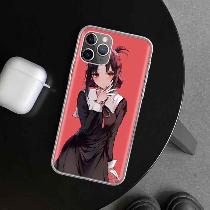 Чехол для телефона Кагуя-сама Синомия для iPhone 11 12 13 Mini 14 15 Plus 16 Pro Max 17 Air 7 8 + SE Художественный Индивидуальный Fundas 11 1