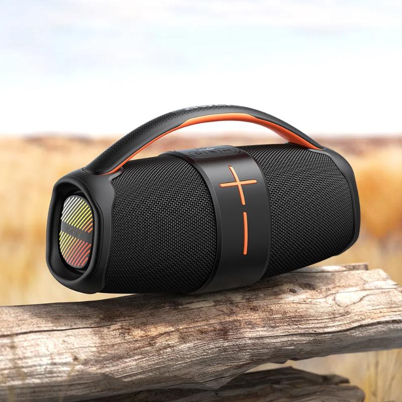 Портативная колонка TWS Bluetooth 5.3 уличный динамик со сбалансированным басом AUX MP3-плеер водонепроницаемый