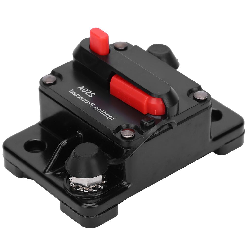 Автоматический выключатель Держатель предохранителя Медный Водонепроницаемый Автоматический переключатель Красный DC12?42В250А