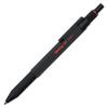 ROtring 600 2 цвета Механический Подарок Подходит для Официального 2164108 3-в-1 Мультиручка, Черный, (Черный Красный) + Карандаш 0,5 мм, Коробка, Поворотный тип,