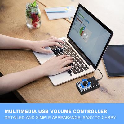 USB-регулятор громкости, регулятор звука для ПК с функцией отключения звука OneTouch, 3 режима Plug & Play