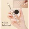 Кисть для подводки для глаз в форме полумесяца, подводка для глаз, повязка для глаз, инструменты для контурного макияжа, обновление полукруглого лезвия в форме полумесяца, тонкая кисточка для подводки для глаз