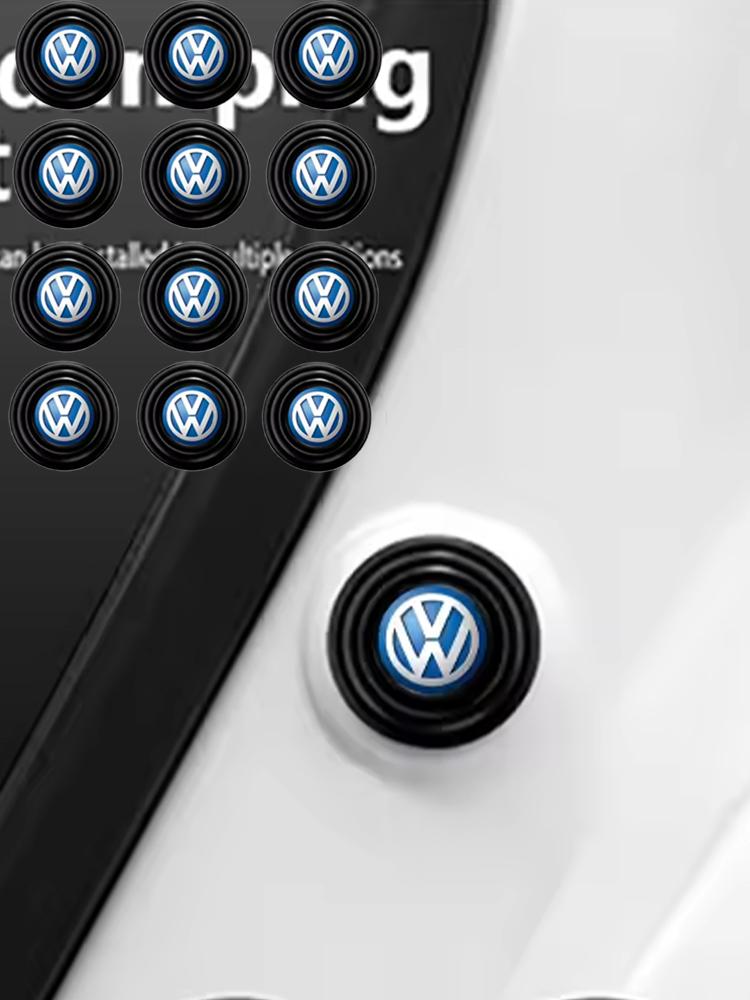 LIP1 Car Door Crash Pads Noise Reducing Self-Adhesive Silicone Pads Trunk Shock-Absorbing Silicone Pads For VW Volkswagen Golf Passat
