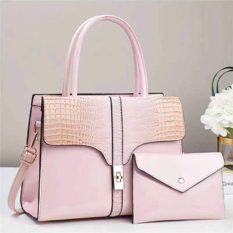 Шикарная универсальная сумка-ведро из искусственной кожи для женщин со стильными пайетками в оттенках хаки, черного и розового