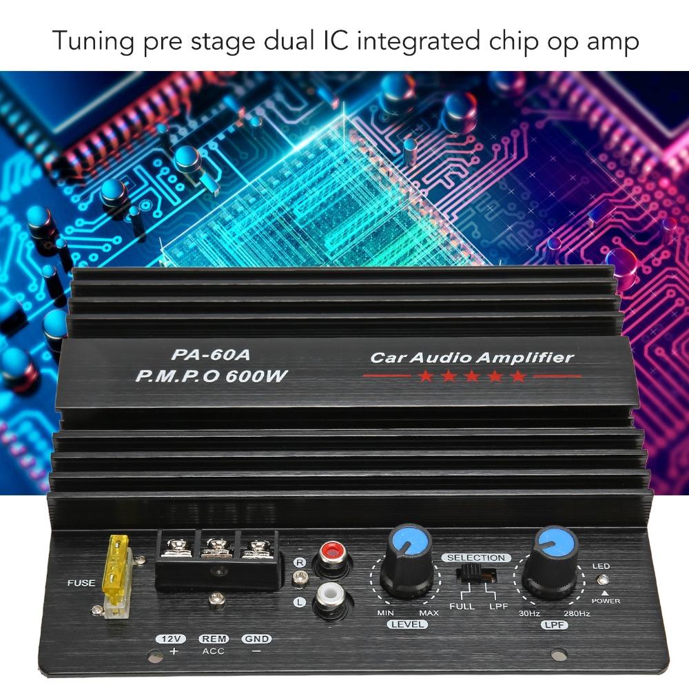 High-efficiency Heat Dissipation Car Sound Power Amplifier Board Car Sound System