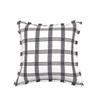 Pillowcase Only Modern Minimalist Soft Polyester Cotton Grid Pattern Pillow Cover For Couch Living Room Bedroom