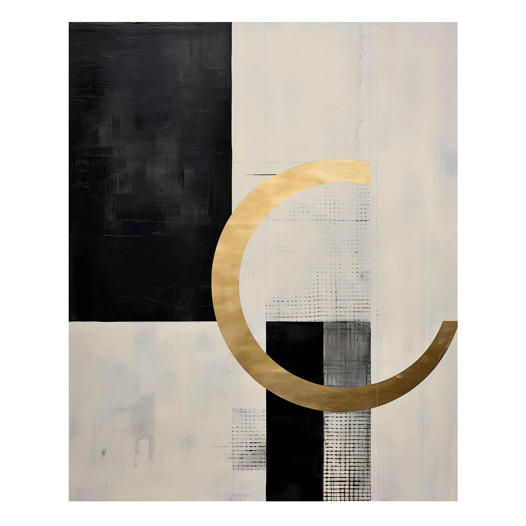 Geometria Kontra Nieskończoność Geometria Kontra Nieskończoność, 40X50 Cm, Rama Aluminiowa Czarna, Papier Matowy 230 Gsm