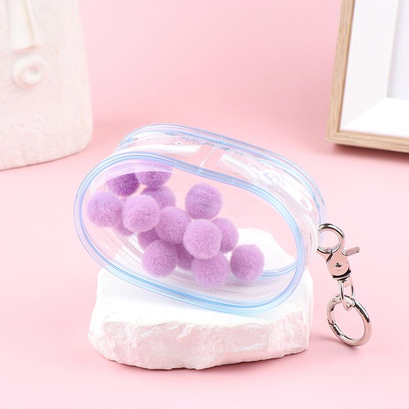 Органайзер для ювелирных изделий, прозрачная коробка для хранения, загадочная коробка, брелок для ключей, чехол для хранения, утолщенный кошелек, милая сумка для куклы, организация