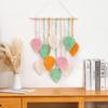 Decorative Wall Hanging Hand Woven Cotton Rope Leaf Tapestry Home Wall Decoration Room Wall Hanging
