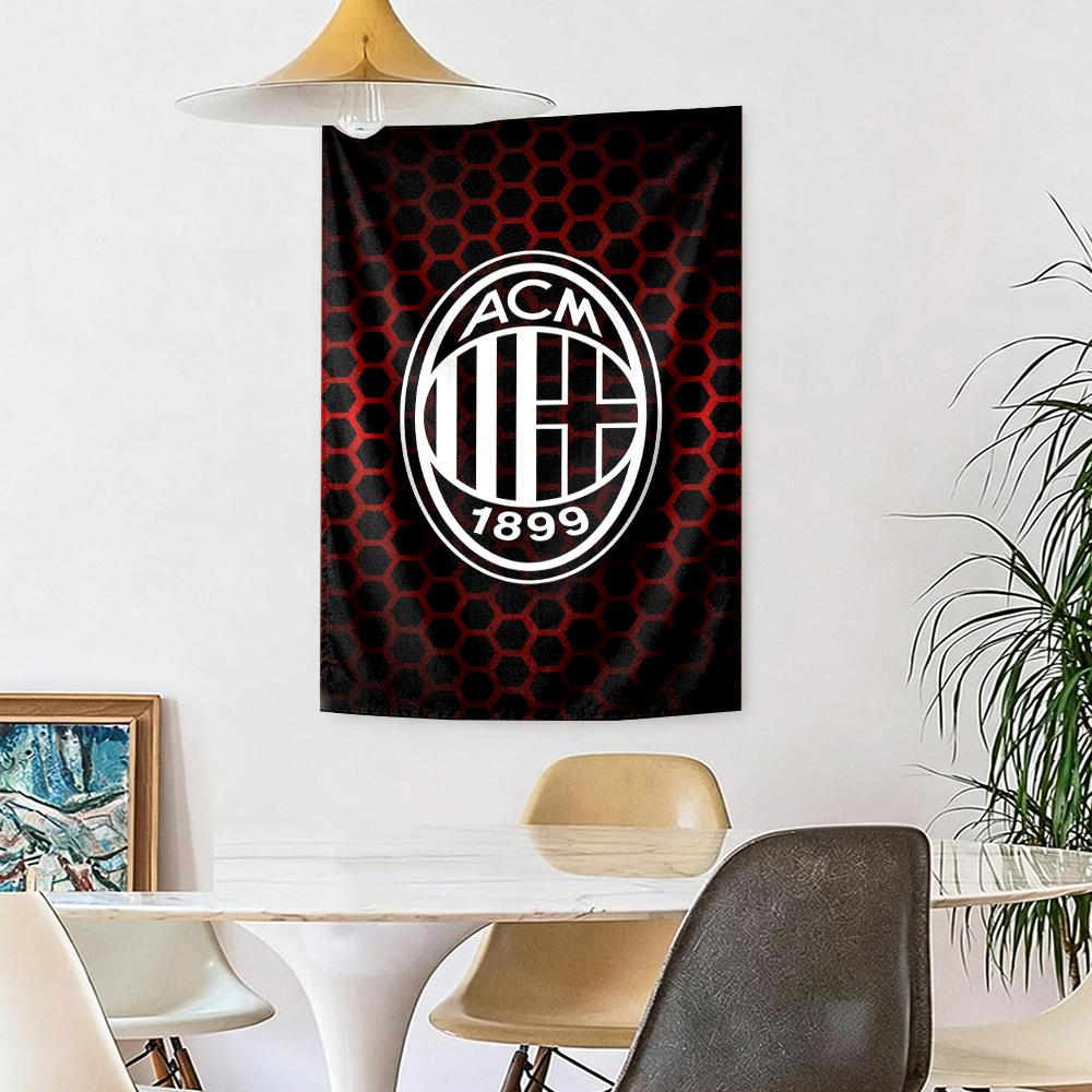 Ac Milan Wall Decor Tapestry Art For Pet Memorial Birthdaywedding Party Backdrop Family Gift