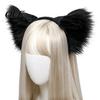 Wolf Ears for Costume Fluffy Fox Headband Party, 3D Plush Ear Party Dress Up Accessories Hair Accessories, Decorative Hairband Women Girls Cosplay