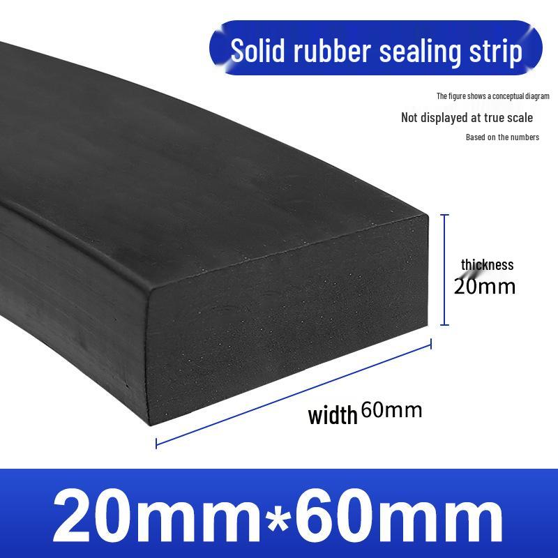 Nitrile Rubber Strip: Oil & Pressure-Resistant Shock Absorbing Glass Pad for Sealing & Joint Support