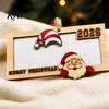 Creative Wooden Cash Ornament Christmas Money Holders for Cash, Holiday Gift Tree Hanging Decoration Holder Ornaments Xmas Tree, Home Party Supplies