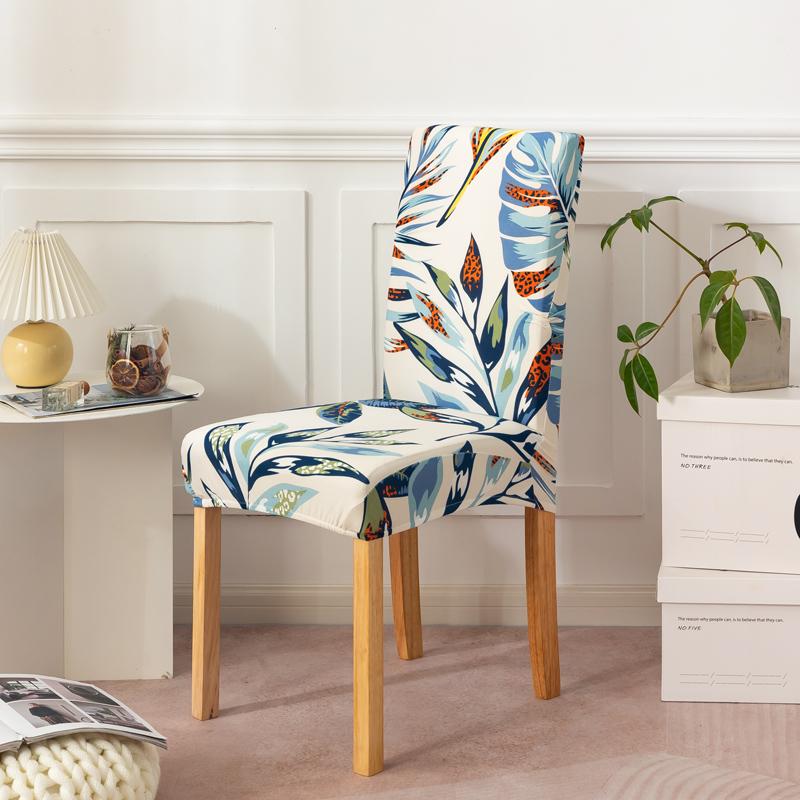 Чехлы для стульев Nordic Stretch, чехлы для стульев для столовой, спандекс, эластичные чехлы для офисных сидений, для ресторанов, банкетов, отелей, домашнего декора
