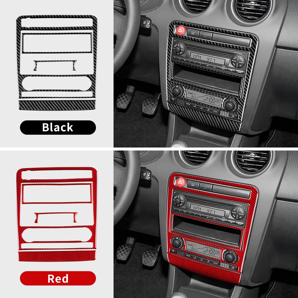 Настоящая мягкая карбоновая наклейка для Seat Ibiza 6l 2003 2004 2005 2006 2007 2008 LHD RHD Автомобильные аксессуары для центральной консоли и панели кондиционера