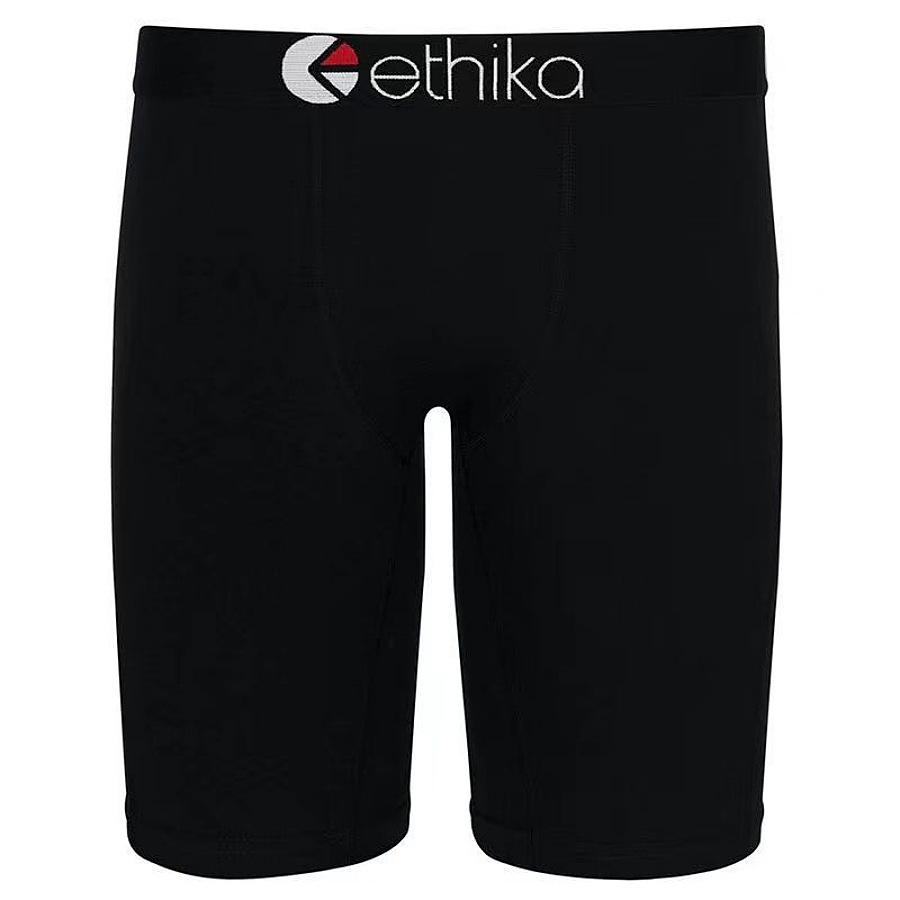 Мужские дышащие квадратные трусы ETHIKA: Модные спортивные плавки с принтом, плавки для фитнеса, пляжные штаны.