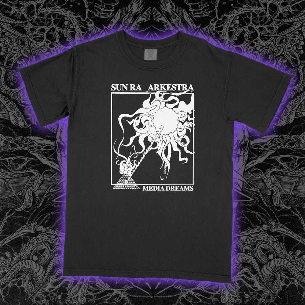 Футболка Sun Ra Arkestra Media Dreams Винтажный Джаз Космическая Группа Графическая Футболка Унисекс