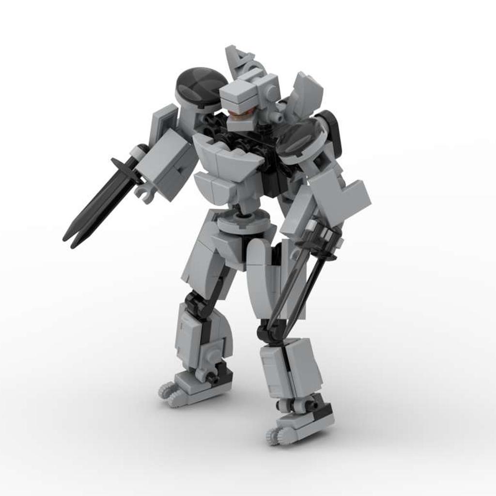 Mecha Warrior Blocks Model Boy Toys MOC Robot Action Anime Figure Building Blocks Kids Toys DIY Assembly Bricks Toy For Children