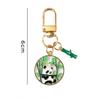 Cute Cartoon Panda Keychain Pendant Bag Key Chain Doll Acrylic Key Pendant Festival Decoration Pendant Cute Keychain Accessories