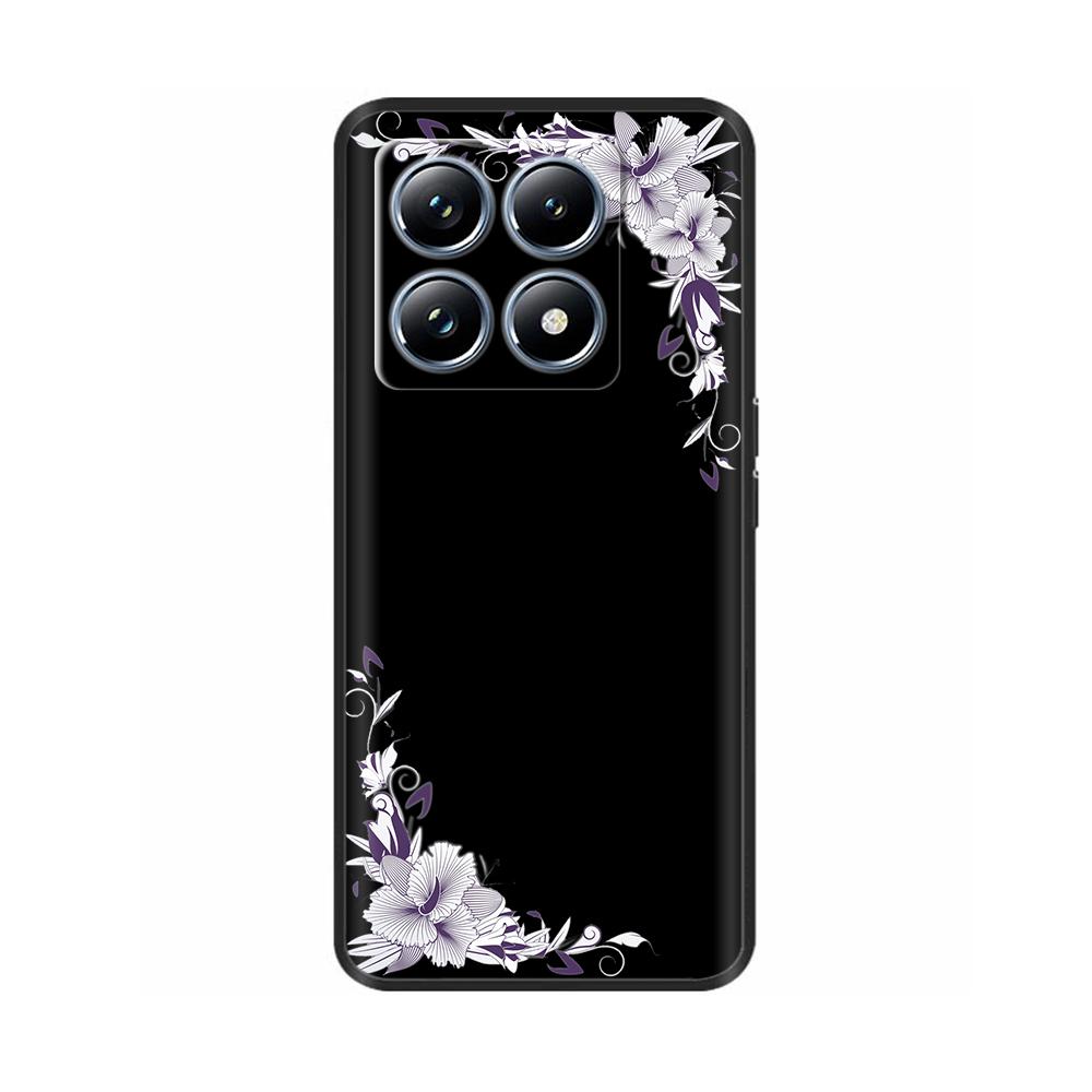 Силиконовый чехол для телефона для Xiaomi Mi 14T Pro / 14T 5G, роскошный окрашенный защитный корпус, задняя крышка для Mi14T, мягкий черный бампер