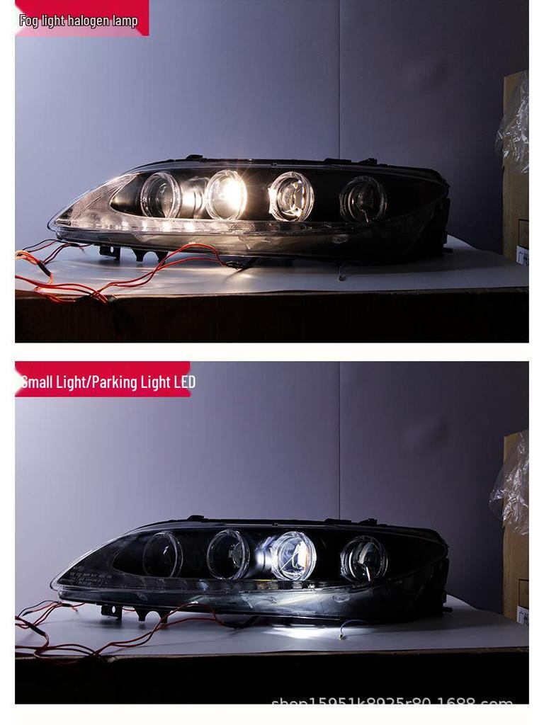 Mazda 6 Angel Eye LED Xenon Headlight Assembly with Daytime Running Lights