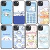 B-54 Cinnamoroll черный чехол для Samsung S24 S23 S22 S21 S20 FE S10 Lite Ultra S7 S8 S9 Plus A05S A11 A12 A13 A15 A22 A24 A25 A32 A52 A71 5G