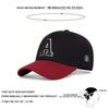Baseball Stitching Embroidered Ar Side Lettering Alphabet A Neutral Gender Women  Men For Caps Spring And Autumn Outdoor Adjustable Casual Hats