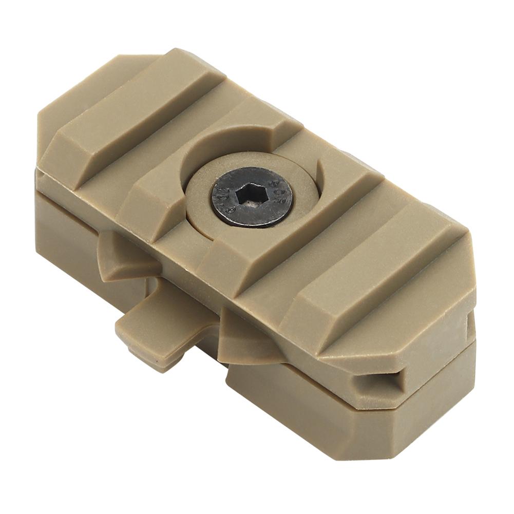 2 шт. Адаптер для крепления на боковую направляющую шлема, регулируемый направляющий аксессуар ARC ( зеленый)