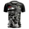 Мужская футболка UFC Casual Streetwear 2026 Новая модная коллекция - Цветная текстура 3D-принт, с коротким рукавом - Мужская спортивная