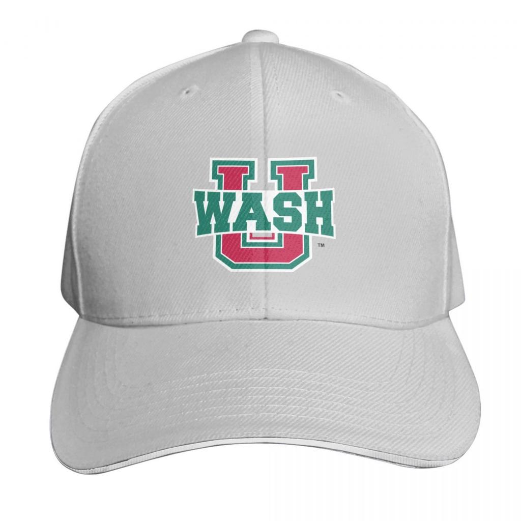 Wash U Bears Baseball Cap Snapback Flat Bill Strapback Dad Hat Six Panel Structured Crown