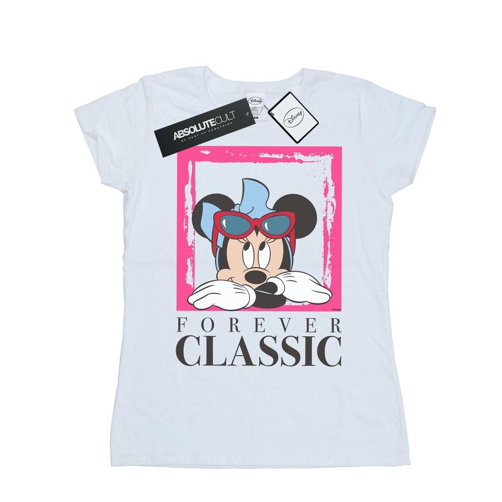 Disney Womens/Ladies Minnie Mouse Forever Classic Cotton T-Shirt
