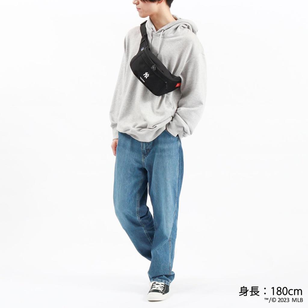 Оригинальный продукт Сумка на пояс MP1101MLBYANKEES Alleycat Сумка на пояс MLB YANKEES BLK [Manhattan Portage] [Официальный]
