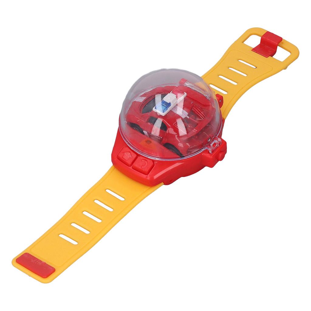 Мини Игрушка Машинка на Радиоуправлении Часы 2.4 ГГц Мультяшная Милая Зарядка от USB Часы Машинка на Радиоуправлении Игрушка для Мальчиков Девочек Подарки Красный