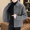 ROMON Men's Double-Sided Wool-Blend Short Jacket