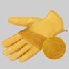 Cowhide Working Gloves Camping Gloves Waterproof Leather Gardening Gloves for Men Women Anti-slip Hand Protection for Yardwork