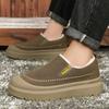 Обувь Мужская хлопковая обувь Легкие дутики Зимние ботинки с флисовой подкладкой Утепленные короткие ботинки Зимостойкая и теплая зимняя обувь Повседневные мужские ботинки