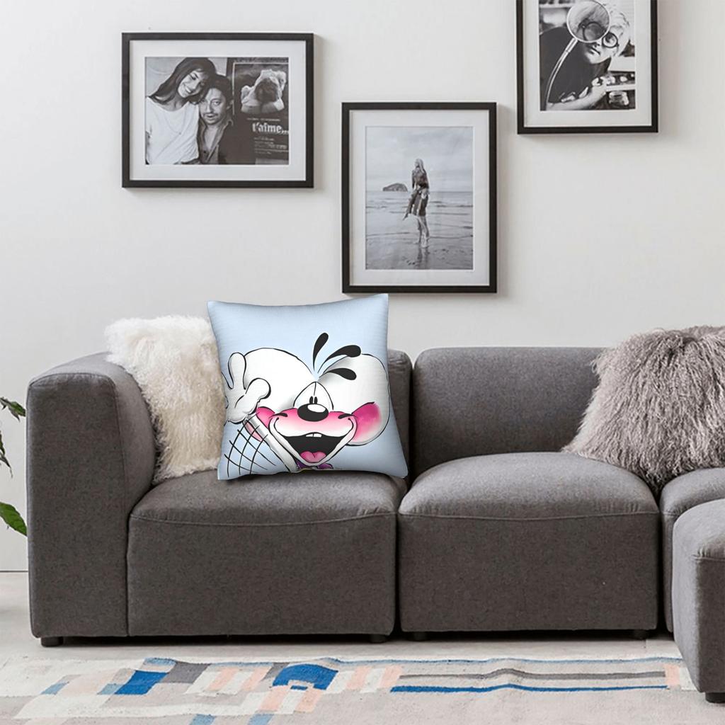 Hi Diddl Pillow Case Comfy Pillow Cover Novelty Pillowcases For Sofa Home Decoration