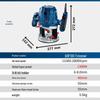 Bosch GOF130 Wood Router and Trimmer CN plug (adapter included)