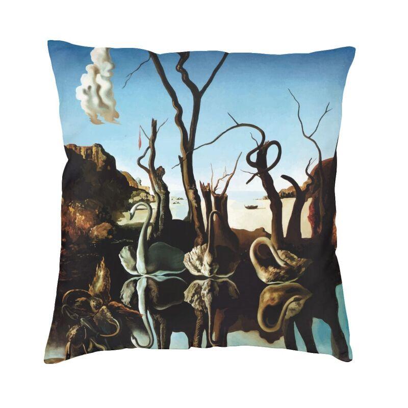 The Persistence Of Memory Cushion Cover 45X45Cm Salvador Dali Painting Art Velvet Cute Pillow Cases For Sofa Home Decor