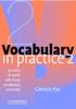 Книга Vocabulary In Practice 2